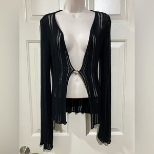 Fashion Nova woman size medium open knit cardigan